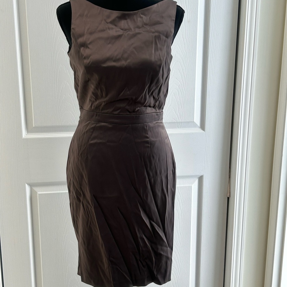 Marc New York Grey Sleeveless Cut-Out Back Dress